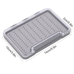 Triangular Hole Fly Fishing Box Waterproof Impact Resistant Portable Fishingˇ