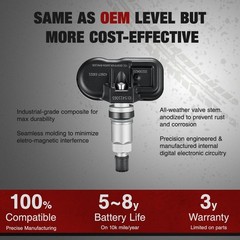 BDFHYK Upgrade TPMS Sensor 315Mhz Tire Pressure Monitoring System Compatible …