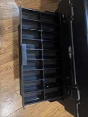 Vintage Plano Phantom Pro Tackle Box Fishing Black Rare 4 Drawer Complete