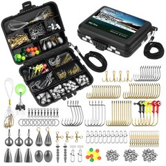 MadBite by KastKing Freshwater Terminal Tackle Kits, 182 pcs, Fishing Medium