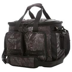 Realtree Aspect Large Fishing Tackle Bag Gray Camo w/ Tackle Boxes Polyester