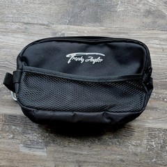 Trophy Angler Soft Sided Tackle Bag – Black Fishing Gear Organizer Mesh pocket