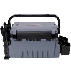 Fishing Tackle Box Organizer w/ Shoulder Strap + 2 Rod Holder + 2 Cup Holder