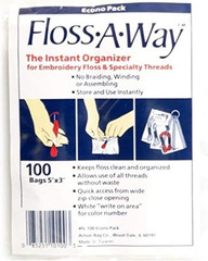 Floss a Way Organizer 3 Inch X 5 Inch 100 Pack FL100 (2-Pack)