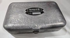 Vintage Tackle Box UMCO Corporation Model P-9 Nice with old Flies
