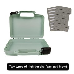 Aventik Streamer Fly Boxes Click Lock Large Streamer Flies Foam Storage Fishi…