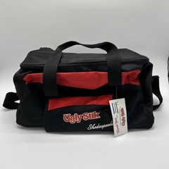 New SHAKESPEARE UGLY STICK Red Tackle Box Carrying Case Duffel Bag 10 x 18 x 9