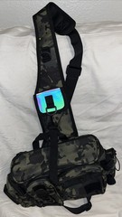 Fishing Backpack Green Camouflage 600D Nylon NEW China