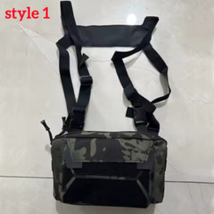 Men’s Fishing Vest Bag | Utility Chest Pack for Hiking, Camping, or Lure Tackle