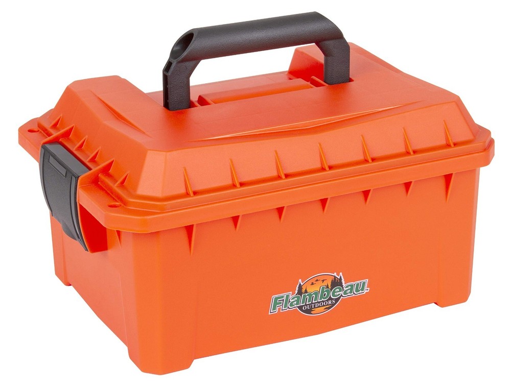 Marine Dry Box 11” Low Profile Waterproof Storage Container – Orange Fishing Gea