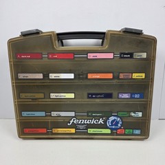 Fenwick Tackle Box Color C Lector 2 Sided Box For Hard Or Soft Plastics Vintage