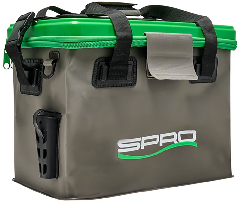 SPRO Waterproof Soft Tackle Box – Grey & Green