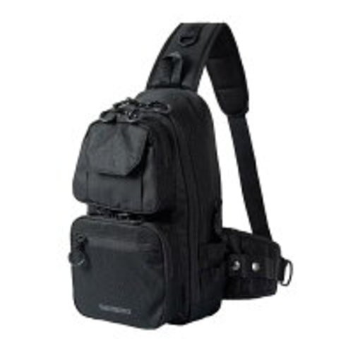 Shimano BS-225W Tough Sling Bag Size M Black Fishing Shoulder Bag New