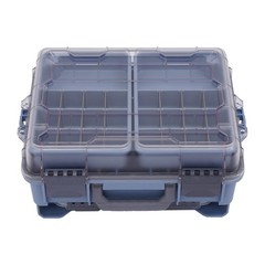 3-Layers Large Fishing Tackle Storage Box Removable Tackle Tray Utility Boxes