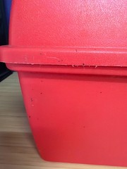 Plano Red Hard Plastic Tool Box Tackle Box Organizer 20″ Storage Case