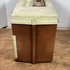 Vintage Plano 757 Fishing Tackle Box Top Storage With 4 Drawers Made In USA
