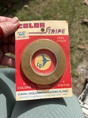Model Radio Air Plane Parts and Tools in a VINTAGE Plano 6300 Tackle Box