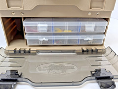 Flambeau Tackle Box Loaded Vintage Trout Lures Rooster Tail Mepps Acme Tools