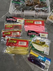 Massive Plano Tackle box Full Of Soft Plastic Fishing Lures Zoom Powerbait
