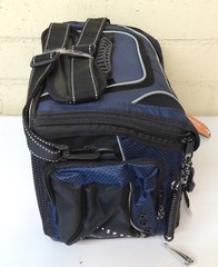 Fisherman Angler Fishing Tackle Lures Carry Bag w/ 3-3700 Utility StowAway Boxes