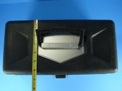 Old Pal 2 Tray Tackle Box With Lures Spinning Reel Soft Plastics Spoons Knife