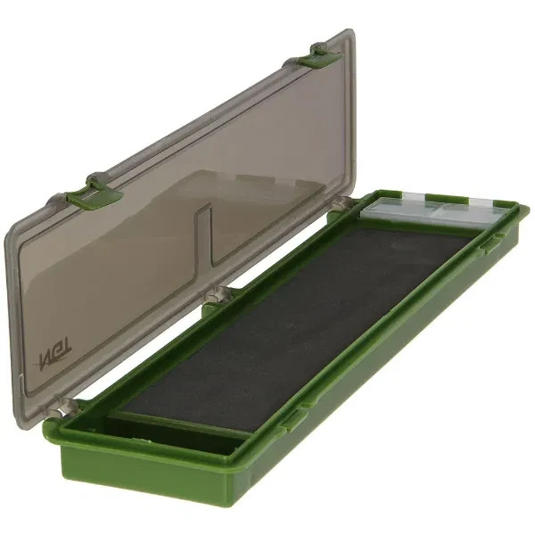 Carp Fishing Tackle Plastic Stiff Rig Wallet Board & 20 Pins For Hair Rigs