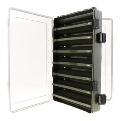 Double Side 14 Compartments Fishing Lure Box Tackle accessories Storage Case