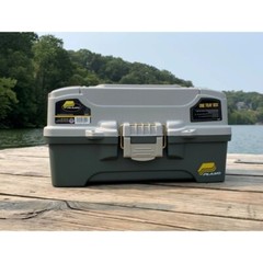 Plano 6201 One-Tray Tackle Box, Bait Storage, Extending Cantilever-tray Design