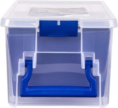 FISHING TACKLE STORAGE BOX Half Satchel Soft Bait Organizer Adjustable Dividers