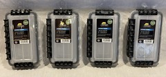 LOT OF 4 NEW PLANO 3440-10 GUIDE SERIES WATERPROOF STOWAWAY TACKLE BOX/CASE