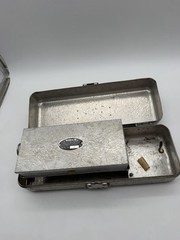 Vintage UMCO Model 20 and Model 10 Combo Tacklebox W/ Fishing Lures Metal Box