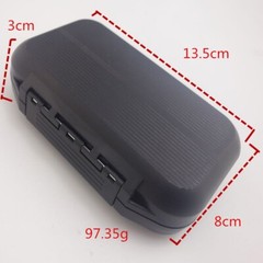 Large Capacity Waterproof Double Sided Fly Storage Box for Fishing Lure Tackle