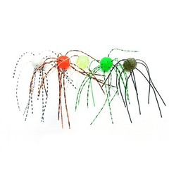 10Pcs Floating Sea Urchin Glow Soft Bait with Tentacles for Topmouth Culter