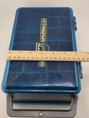 Plano Mini Magnum 3215N Tackle Box Fishing Storage Organizer Blue Gray