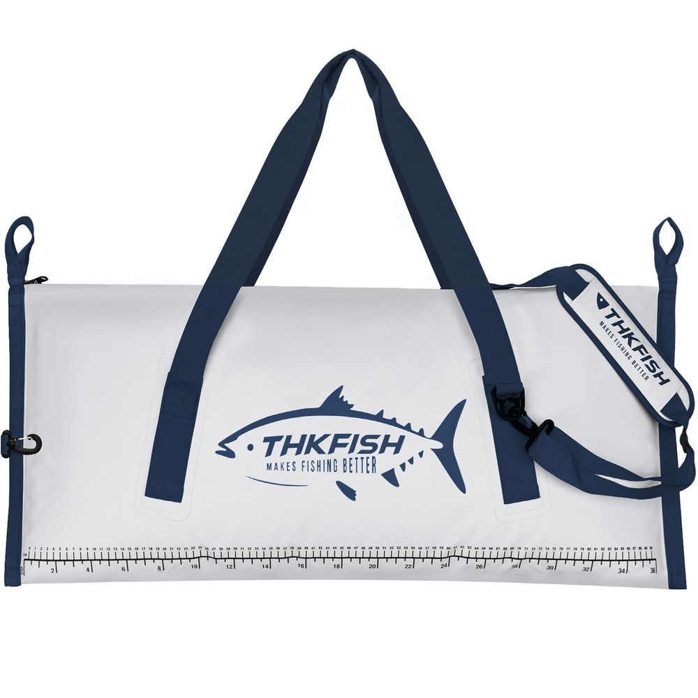 THKFISH Insulated Fish Cooler Bag 40x16in Waterproof Portable Fish Kill Bag Keep