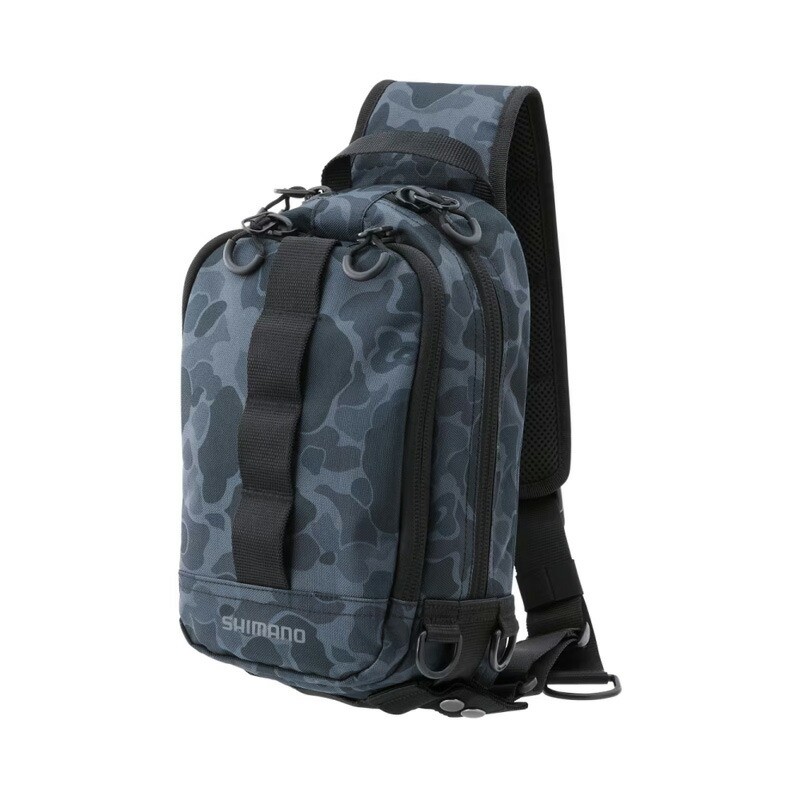 Shimano BS-025T Sling Shoulder Bag S Black Camo New JAPAN