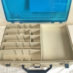 Big Fishing Lot Plano Double Layer Satchel, Lure, Bait, Sinkers, Pliers & Hooks