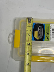 New Plano Model 5-15 Plastic Hinged Waterproof Fishing Lure Tackle Box 9″ x 5″