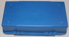 Vintage Plano 5410 BLUE Tackle Box Single Tray 6 Compartments Excellent Cond.