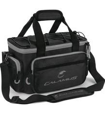 NEW Fishing Tackle Bag , Black, Water-resistant/Clear Tackle Box Not Included