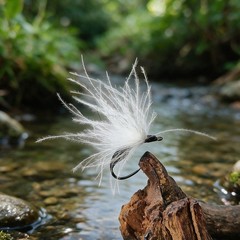 Dry Fly Lures 5 Pieces for Trout Bass High Carbon Steel Hooks Floating