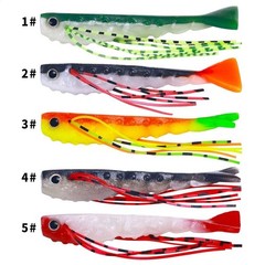 5Pcs Lightweight Fishing Lures 2.6g for Long Cast Bass and For Barracuda