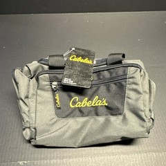 Cabela’s Gear Bag Nylon Tackle Bag Black Gray 5 Pockets Shoulder Strap B109