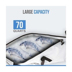 Flat PVC Tarpaulin Insulated Fish Cooler Kill Bag – Waterproof, 3 Sizes