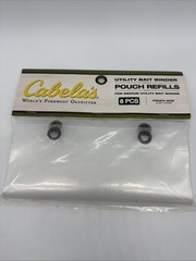 Cabelas Utility Bait Binder Pouch Refills 8 PCS 6.75″X8.25″