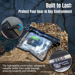 Reaction Tackle Clear Storage Bag Tackle Pak – Water-Resistant Plastic Storage