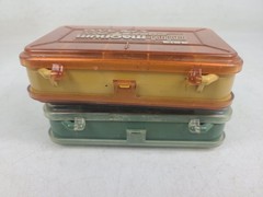 Plano Mini-Magnum Pocket Pak 3213 Fishing Tackle Box w/ Dividers Lot Of 2