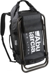Abu Garcia Base Duffel Bag Black 1479607 Fishing Tackle Backpack w/ Chair NEW