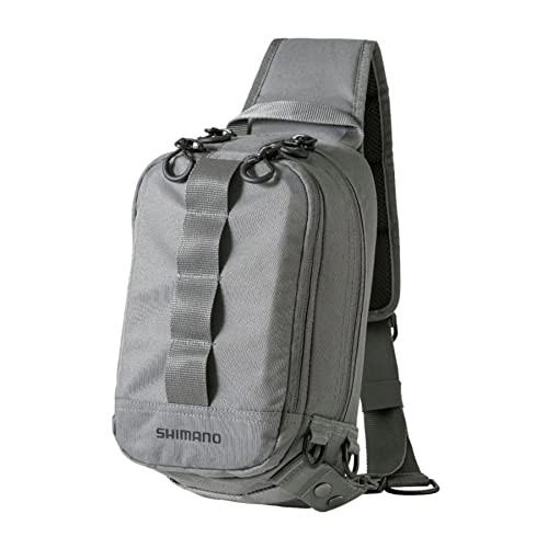 SHIMANO BS-025T Fishing Sling Shoulder Bag Gray M – Tackle & Gear Storage