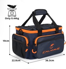 Portable Fishing Tackle Bag with Padded Strap – Perfect for Outdoorsmen – 14.3″